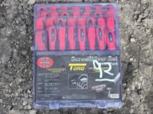 NEW 30 PC TORQ SCREWDRIVER SET W/ STORAGE RACK NEW SUPPORT EQUIPMENT