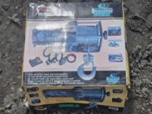 NEW 2000# ATV WOOD POWER WINCH - ATV WINCH - CAMO NEW SUPPORT EQUIPMENT