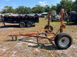 REEL TRAILER VN:N/A equipped with single reel, single axle. BILL OF SALE NO TITLE