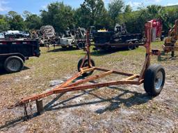 REEL TRAILER VN:N/A equipped with single reel, single axle. BILL OF SALE NO TITLE
