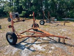 REEL TRAILER VN:N/A equipped with single reel, single axle. BILL OF SALE NO TITLE