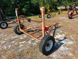 REEL TRAILER VN:N/A equipped with single reel, single axle. BILL OF SALE NO TITLE