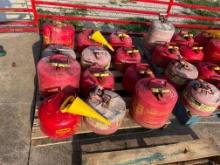 PALLET OF GAS CANS
