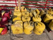 PALLET OF DIESEL CANS