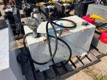 BETTER BUILT 100 GALLON FUEL TANK, equipped with pump