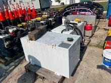 BETTER BUILT 100 GALLON FUEL TANK, equipped with pump