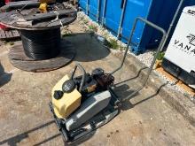 WACKER BPS 1550 PLATE COMPACTOR, powered by Honda GX160 engine, equipped with cast iron plate and