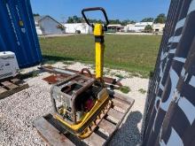 BOMAG BPR45/55 PLATE COMPACTOR SN: 421138, powered by 9.5 HP Hatz diesel engine