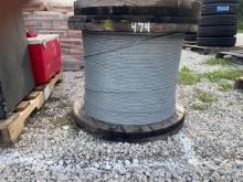 SPOOL OF 1/4 IN. STEEL CABLE WIRE
