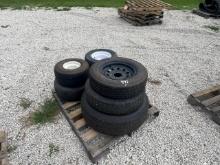 (7) NEW & USED TIRES & RIMS, MISC. SIZES