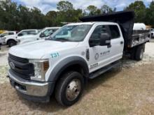 2018 FORD F450XL DUMP TRUCK VN:1FD0W4HT8JEB04854 4x4, powered by Powerstroke 6.7L turbo diesel