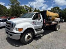 2015 FORD F750XLT VACUUM TRUCK VN:3FRXFTFC6FV682585 powered by Cummins ISB diesel engine, equipped