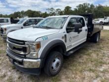 2022 FORD F550XL FLATBED TRUCK VN:1FD0W5HT3NEE51925 4x4, powered by Powerstroke 6.7L Turbo diesel