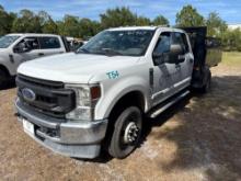 2022 FORD F350XL FLATBED TRUCK VN:1FD8W3HT4NEE62407 4x4, powered by 6.7L Turbo diesel engine,