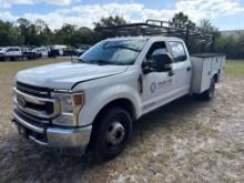 2022 FORD F350XL UTILITY TRUCK VN:1FD8W3GN9NEC96193 powered by 7.3L gas engine, equipped with