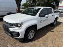 2022 CHEVY COLORADO PICKUP TRUCK VN:1GCGSBEA7N1124094 powered by 2.5L gas engine, equipped with