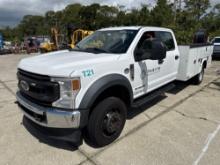 2021 FORD F550XL UTILITY TRUCK VN:1FD0W5HT0MED82478 4x4, powered by Powerstroke 6.7L turbo diesel