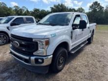 2021 FORD F250XL PICKUP TRUCK VN:1FT7W2B69MEC57516 4x4, powered by 6.2L gas engine, equipped with