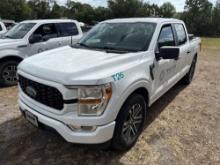 2021 FORD F150STX PICKUP TRUCK VN:1FTEW1CP8MFC76271 powered by 2.7L gas egine, equipped with