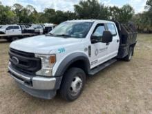 2020 FORD F450XL FLATBED TRUCK VN:1FD0W4HTXMEC17063 4x4, powered by Powerstroke 6.7 Turbo diesel