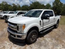 2017 FORD F250XLT FX4 PICKUP TRUCK VN:1FT7W2B66HEE41320 4x4, powered by 6.2L gas engine, equipped