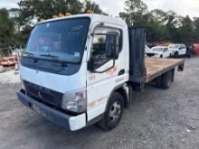 2005 MITSUBISHI FUSO FLATBED TRUCK VN:JL6AAG1S55K002629 powered by Mitsubishi diesel engine,