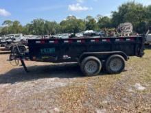 2022 LOAD TRAIL LOAD RUNNER 16FT DUMP TRAILER VN:4ZEDT1423N1249349, equipped with 16ft dump box,