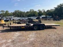 2021 KAUFMAN 24FT. TAGALONG TRAILER VN: 5VGFD2227ML001676 equipped with 24ft. tilt deck, 12,000lb