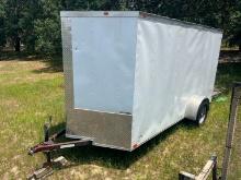2018 EMPIRE CARGO 6X12SA CARGO TRAILER VN:003252 equipped with 2,990lb capacity, 6ft wide, 12ft