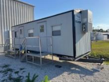 2020 PVC 8FT. X 26FT. OFFICE TRAILER VN:N/A equipped with 2-offices, 2-doors, bathroom, (2) sets of