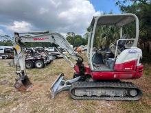 2020 TAKEUCHI TB235-2R HYDRAULIC EXCAVATOR SN:601380powered by diesel engine, equipped with OROPS,