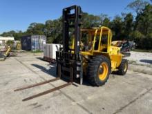SELLICK S60J4E-4 ROUGH TERRAIN FORKLIFT SN:10210705S6J4E-4 4x4, powered by diesel engine, equipped