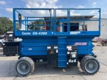 2019 GENIE GS4390RT SCISSOR LIFT SN:55149 4x4, powered by diesel engine, equipped with 43ft.