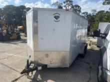 2014 DIAMOND TA-3500 CARGO TRAILER VN:53NBE1424E1020074 equipped with 7ft. X 14ft. Enclosed body,