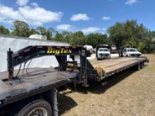 2015 BIG TEX 22GN GOOSENECK TRAILER VN:16VGX3021F6094445 equipped with 30ft. X 102in. Deck w/ 5ft.