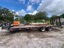2017 LUCON CUSTOM HEAVY HAUL 15T212EL9 21FT TAGALONG TRAILER VN: 1L9PU2127HG423136 equipped with