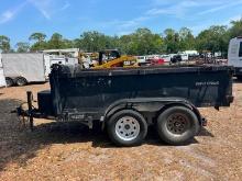 TRIPLE CROWN DUMP TRAILER equipped with 10ft. Dump body, swing tailgate, electric dump, ST205/75R15