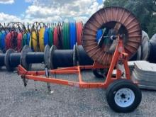 2016 LEMCO REEL TRIALER VN: 1L9L2R916GP042011 equipped with single reel, single axle.