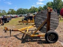 GUS REEL TRAILER VN:N/A equipped with single reel, single axle.