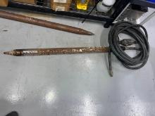 2IN. AIR MISSILE W/ OILER & HOSE SUPPORT EQUIPMENT