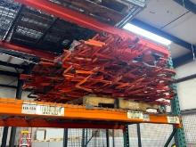 PALLET OF METAL SIGN STANDS & HOLDERS SUPPORT EQUIPMENT