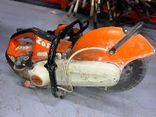 STIHL TS-420 14IN. CUT-OFF SAW W/DIAMOND BLADE SUPPORT EQUIPMENT