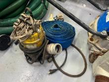 2IN. SUBMERSIBLE PUMP W/2IN. DISCHARGE HOSE SUPPORT EQUIPMENT