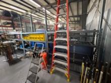 (3) METAL RACKS SUPPORT EQUIPMENT