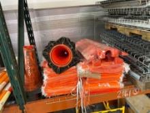 ORANGE SAND BAGS, SAFETY CONES, HEAVY DUTY CABLE PROTECTOR RAMPS SUPPORT EQUIPMENT