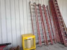 24FT. FIBERGLASS EXTENSION LADDER SUPPORT EQUIPMENT