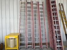 24FT. FIBERGLASS EXTENSION LADDER SUPPORT EQUIPMENT