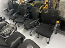 (6) ROLLING, SWIVEL OFFICE CHAIRS SUPPORT EQUIPMENT
