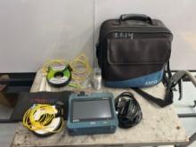 EXFO MAX TESTER 730C OTDR, SN 1640418, WITH LAUNCH CABLE SUPPORT EQUIPMENT
