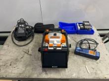 SUMITOMO ELECTRICAL Q102-M12 RIBBON FIBER FUSION SPLICER KIT, SN 414936752048, WITH CLEVER, HOT